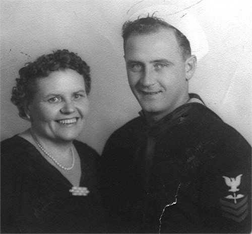 Flora McMillan (Tees) Murcray and her son William James Murcray